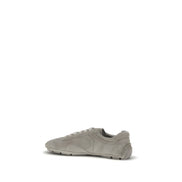 Adidași sport Prada bej din piele de miel