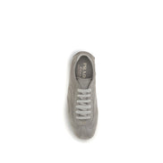 Adidași sport Prada bej din piele de miel
