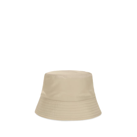 Pălărie bucket Prada bej din poliamidă