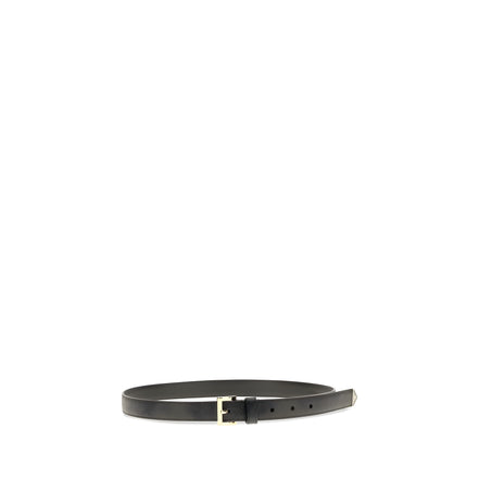 Prada Black Calf Leather Regular Belt