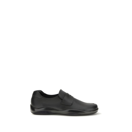 Prada Black Slip-On Loafers