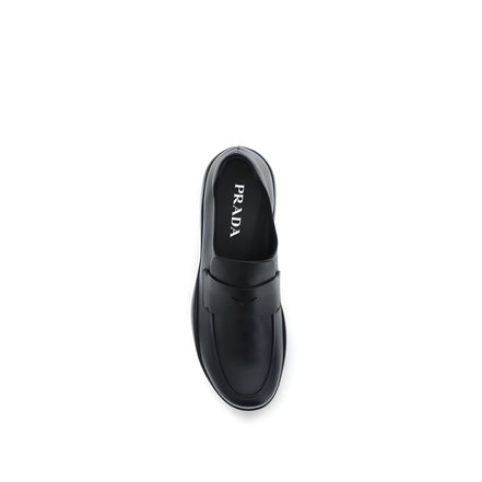 Prada Black Slip-On Loafers