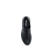 Mocasini slip-on negri Prada