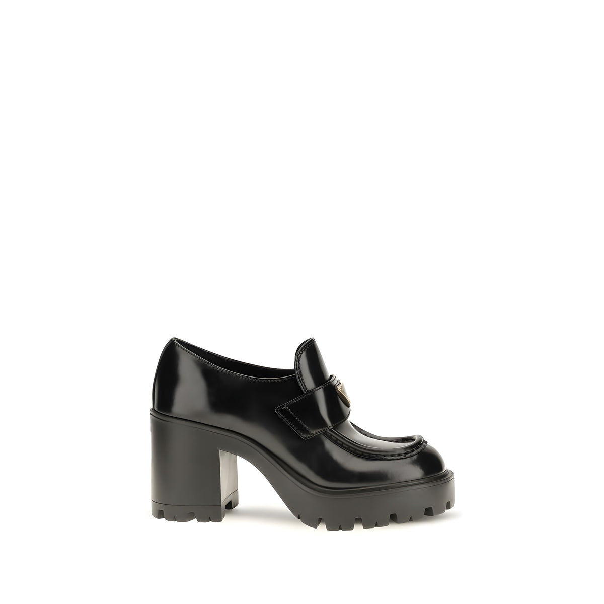 Prada Loafers Platform Negri din Piele
