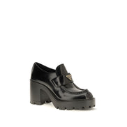 Prada Loafers Platform Negri din Piele