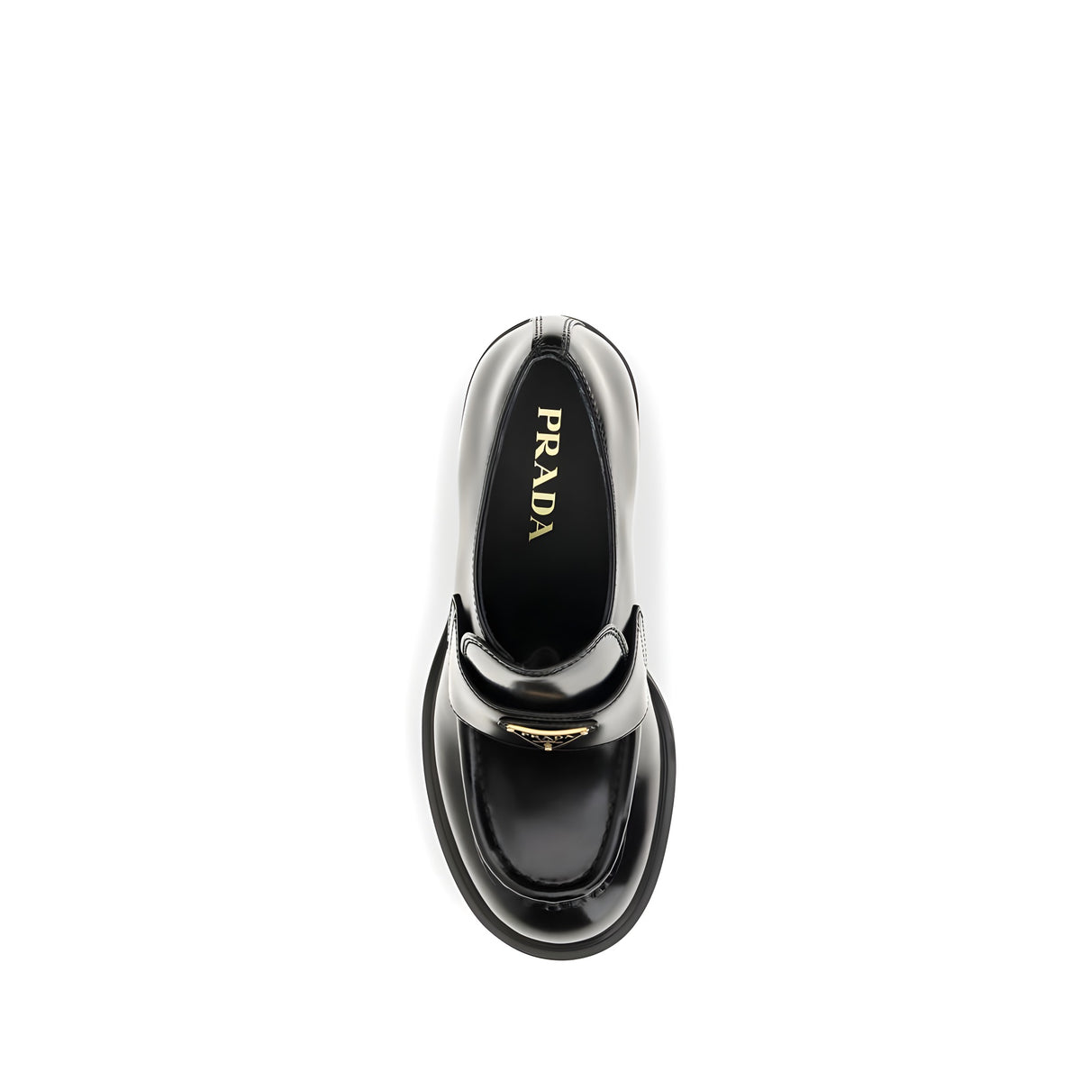 Prada Loafers Platform Negri din Piele