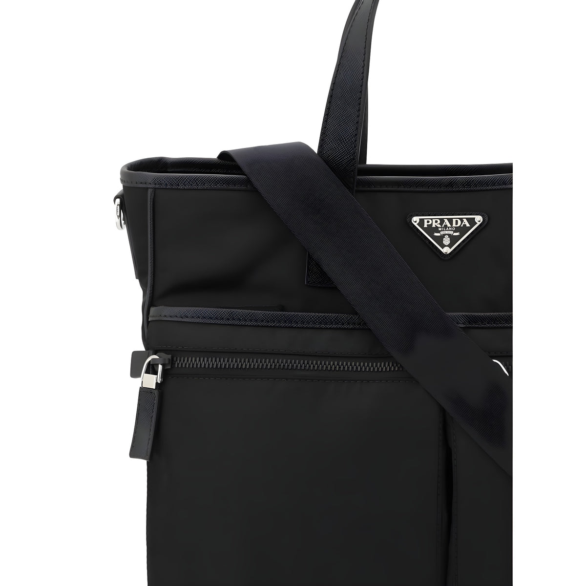 Prada Black Nylon Shoulder Bag
