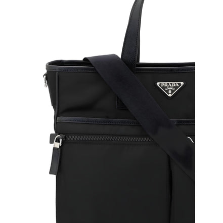 Prada Black Nylon Shoulder Bag