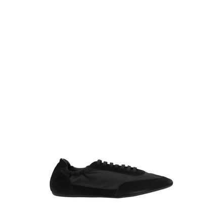 Sneakers Prada negri din cauciuc