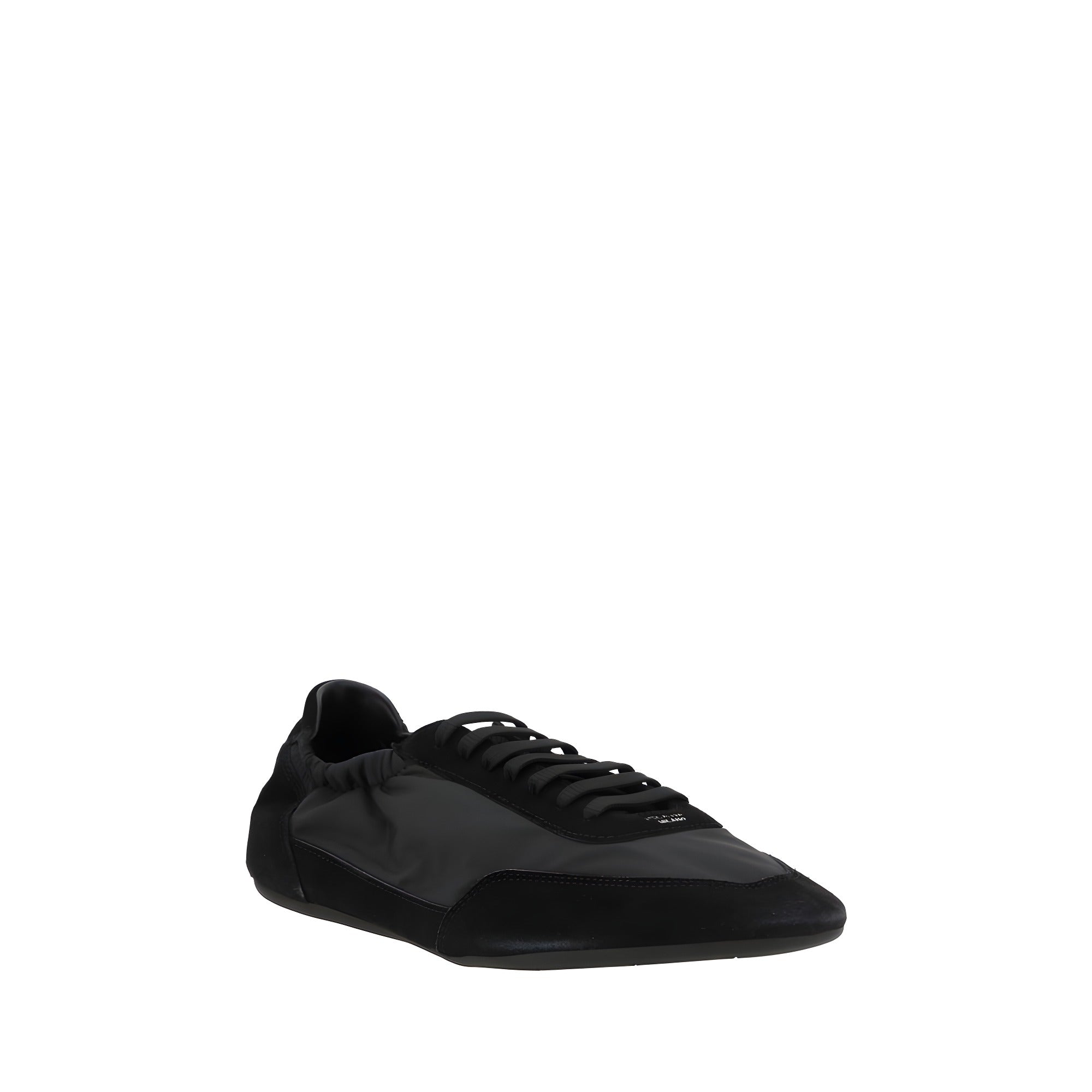 Sneakers Prada negri din cauciuc