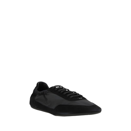 Sneakers Prada negri din cauciuc