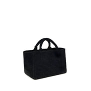 Geantă de umăr Prada neagră din viscoză