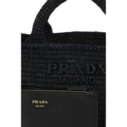 Geantă de umăr Prada neagră din viscoză