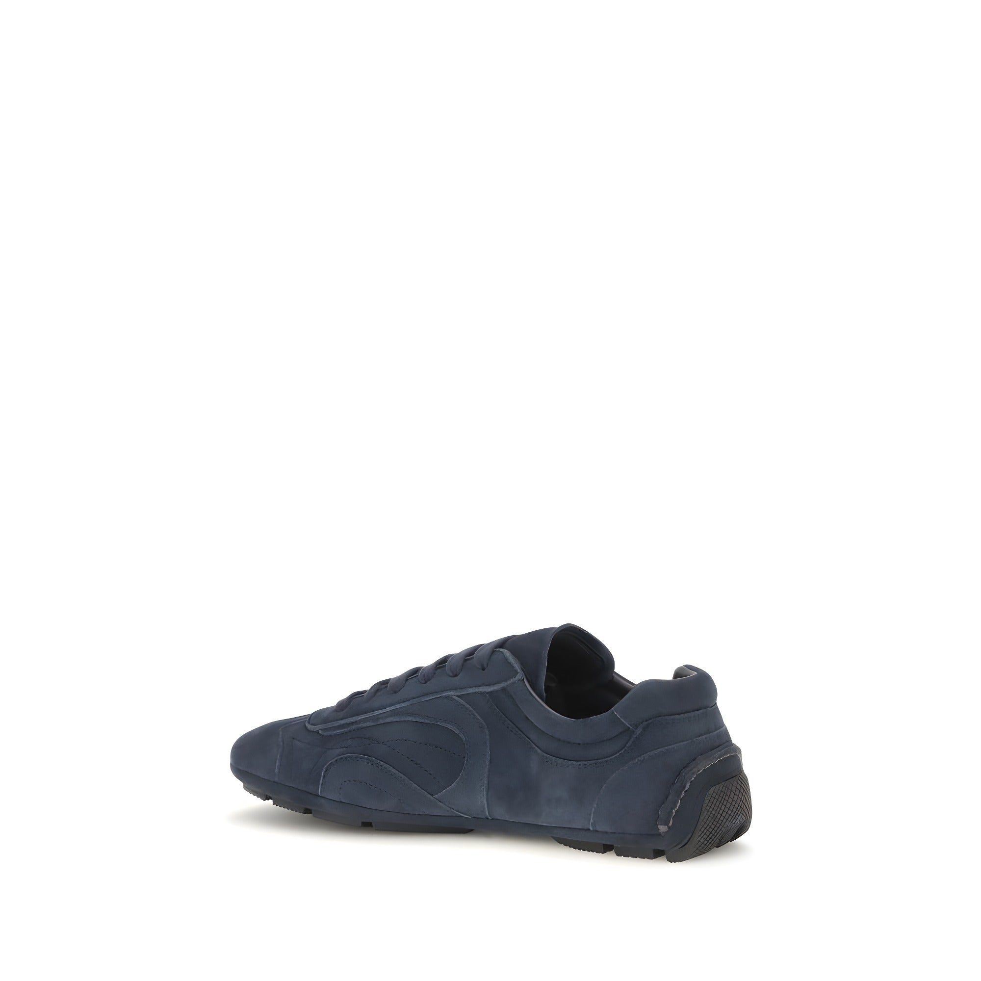 Sneakers din piele de vițel Prada albaștri
