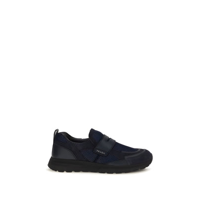 Sneakers Prada sport din piele albastră
