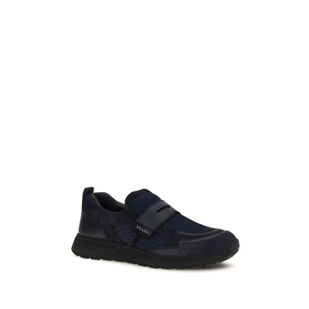 Sneakers Prada sport din piele albastră