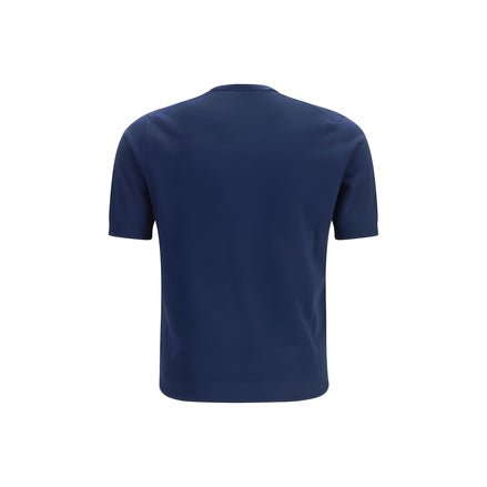 Tricou Prada albastru din bumbac