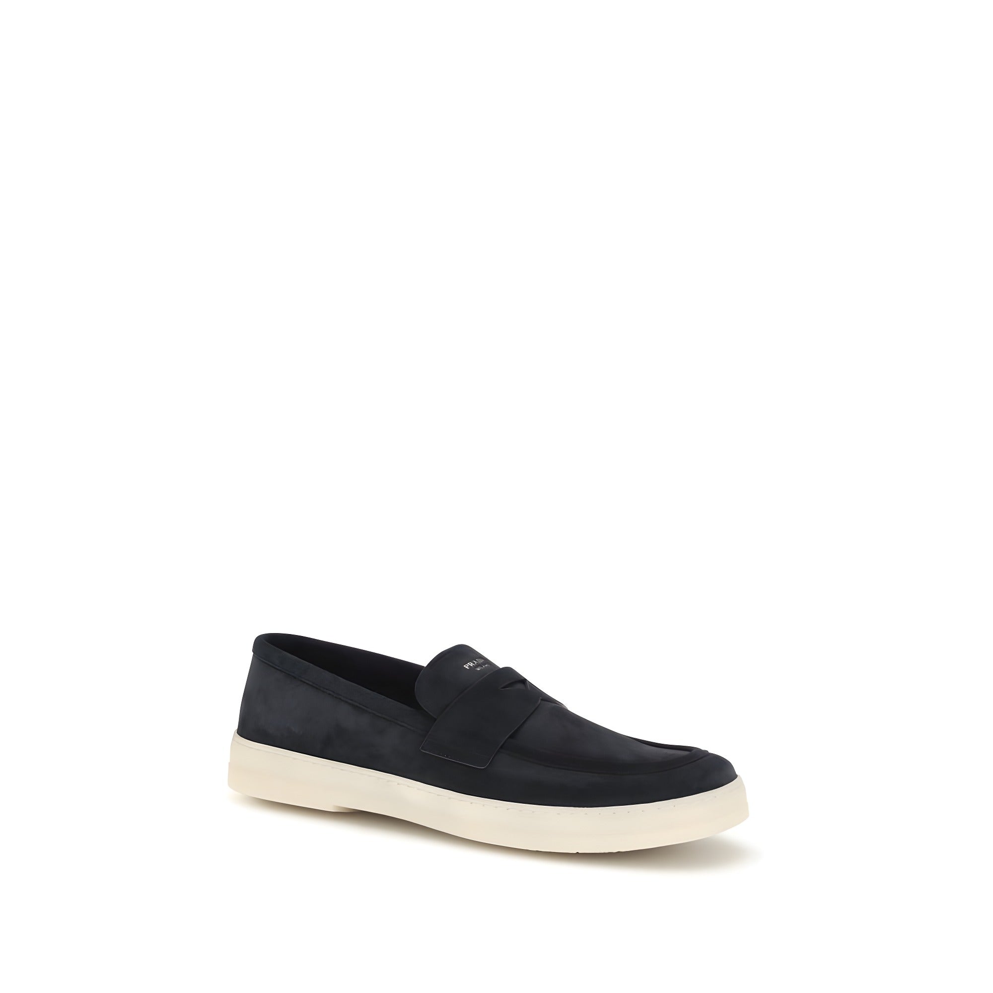 Mocasini Prada albaștri slip-on
