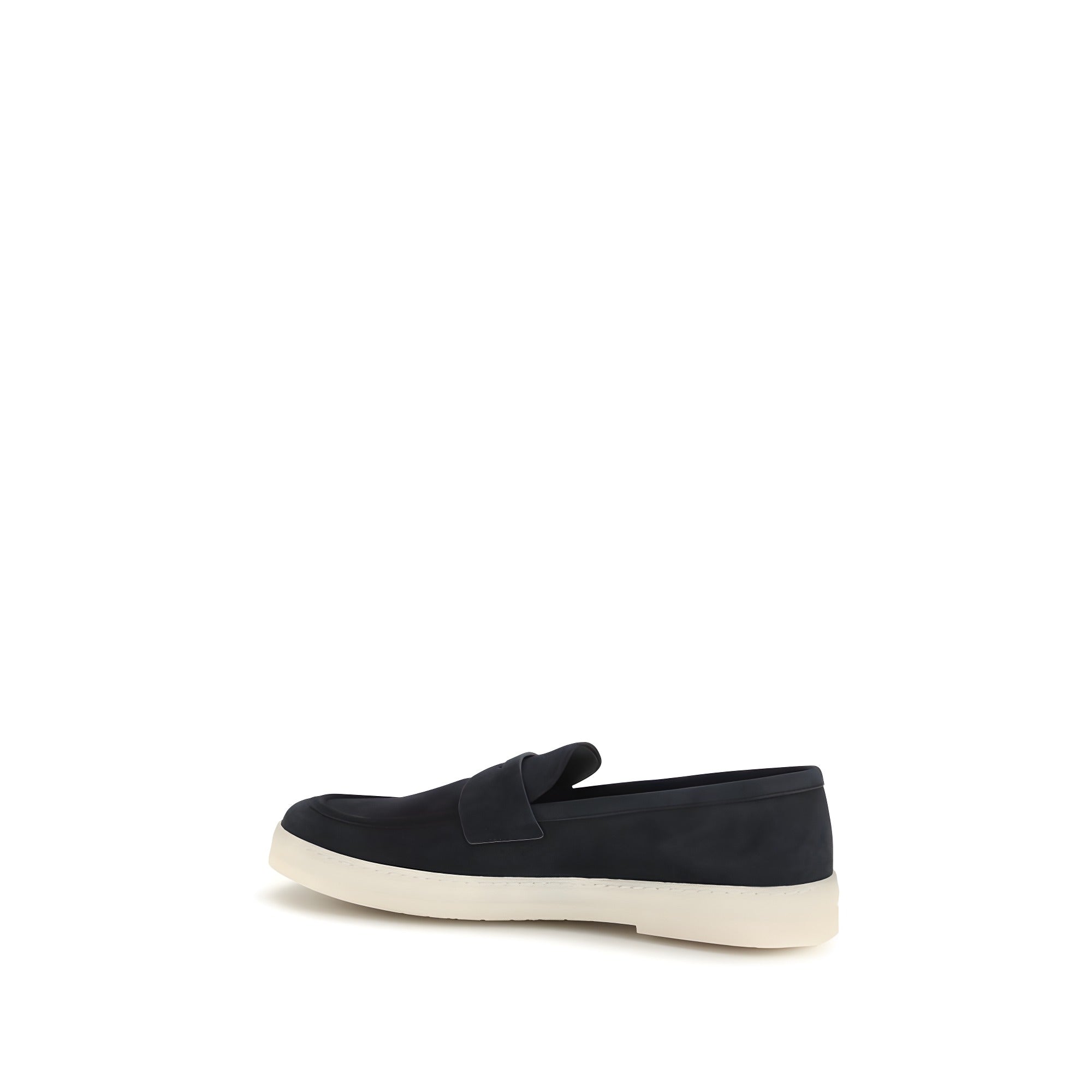 Mocasini Prada albaștri slip-on