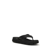 Prada Brown Flat Sandals