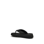 Prada Brown Flat Sandals