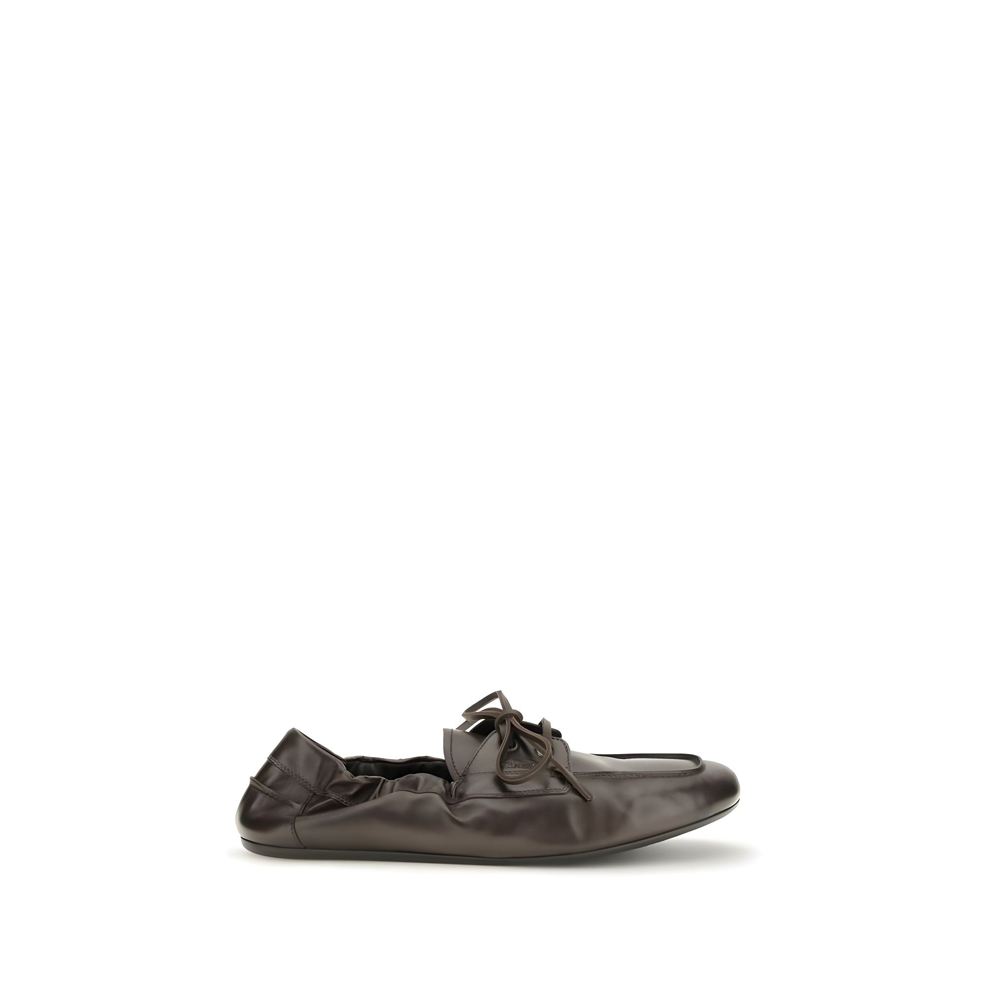 Prada Loafers Slip-On Maro din Piele