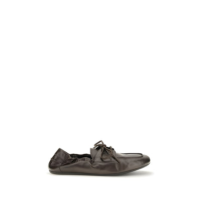 Prada Loafers Slip-On Maro din Piele