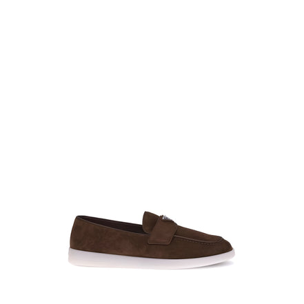 Mocasini Prada maro din piele