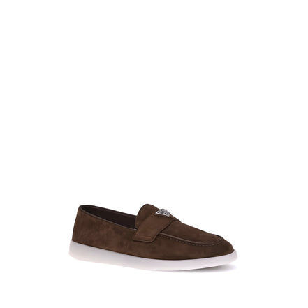 Mocasini Prada maro din piele