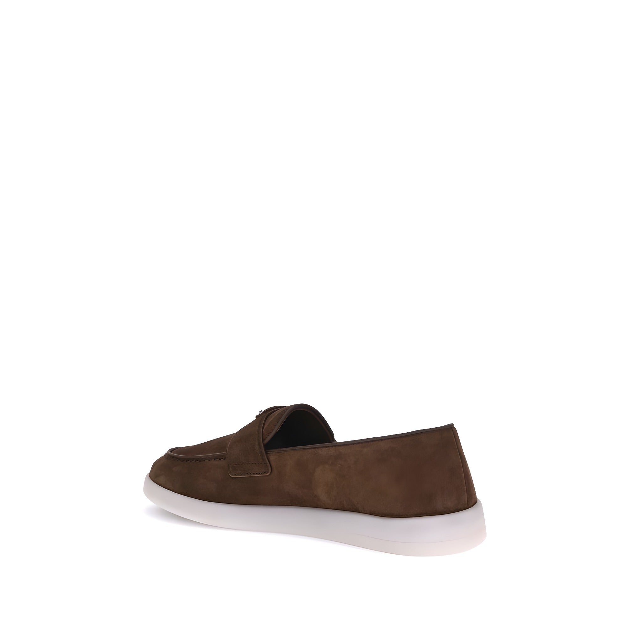 Mocasini Prada maro din piele