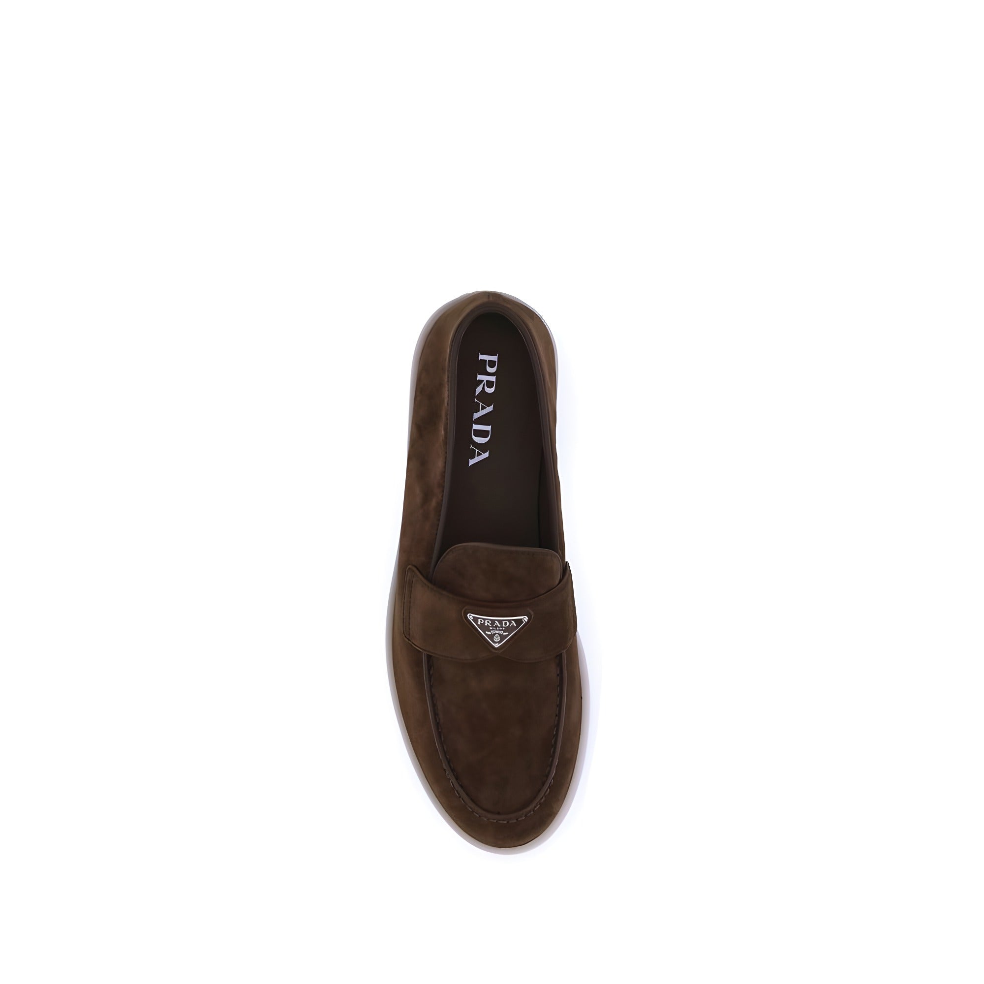 Mocasini Prada maro din piele