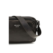 Geantă de umăr Prada maro din piele