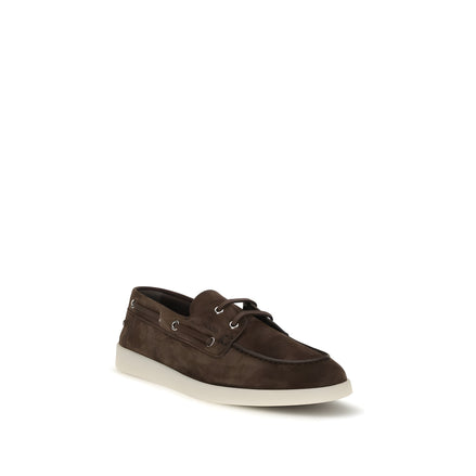 Mocasini slip-on Prada maro