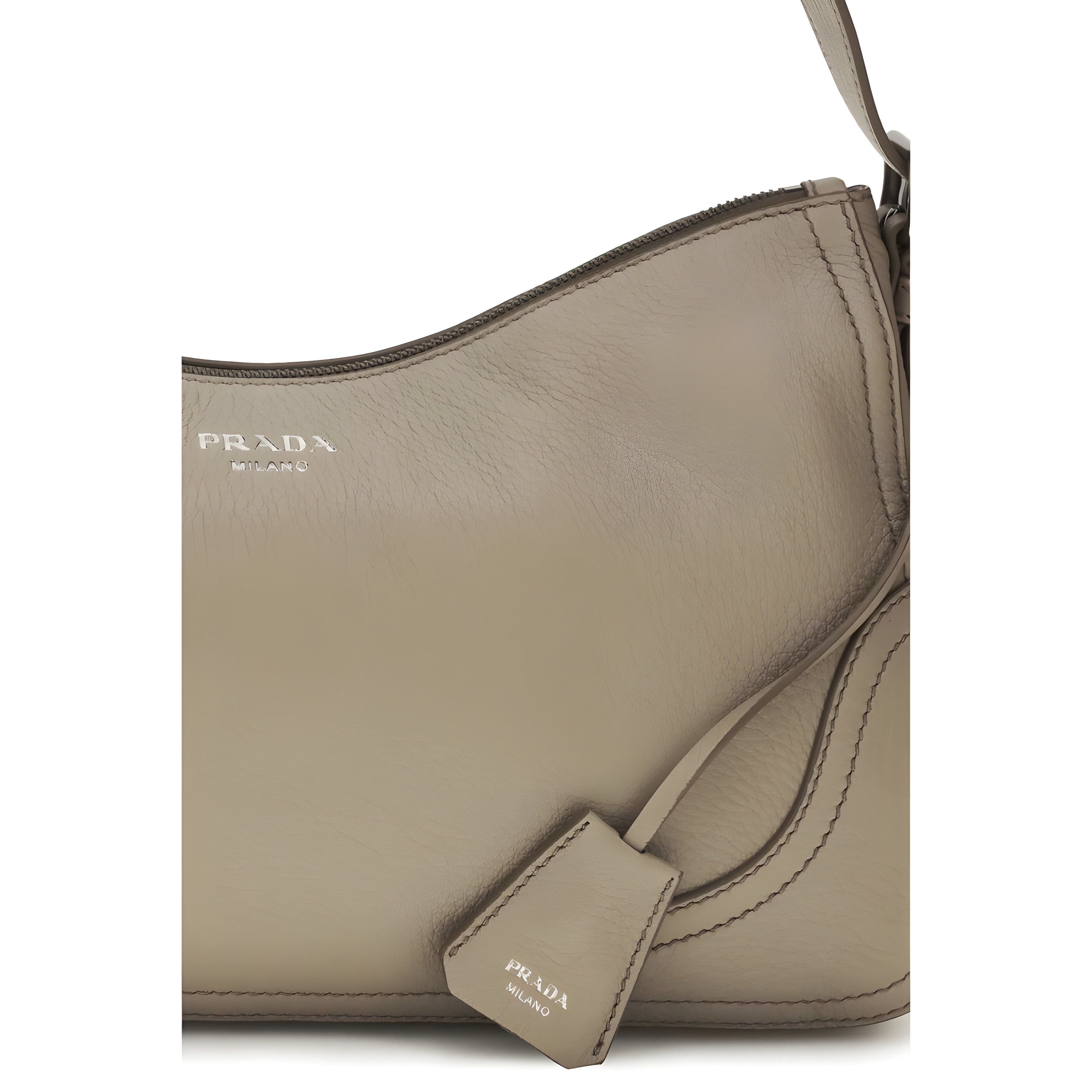 Geantă bucket Prada gri