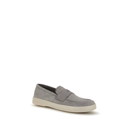 Mocasini Prada gri slip-on