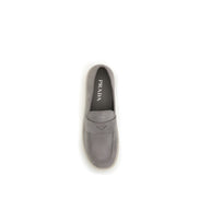 Mocasini Prada gri slip-on