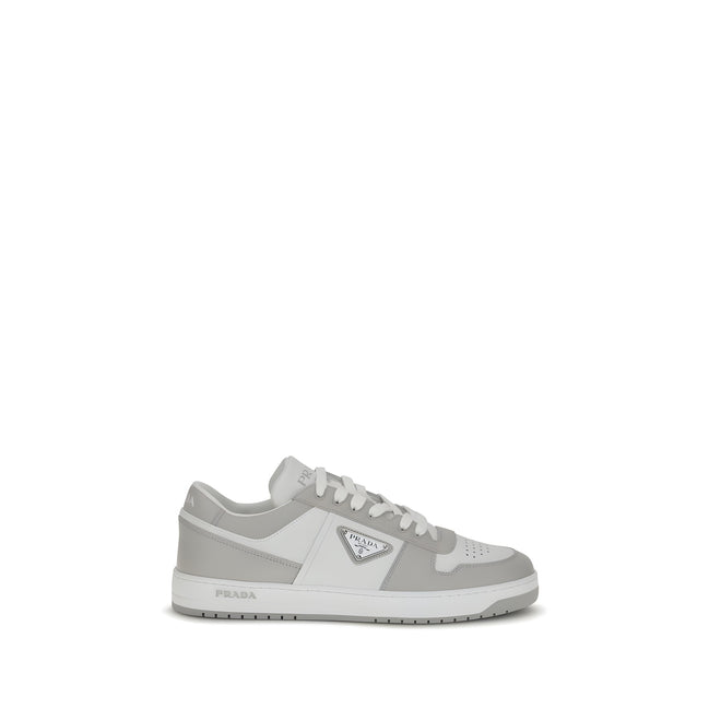 Prada Multicolor Calf Leather Low Top Sneakers