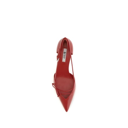 Pantofi stiletto Prada multicolori cu toc înalt