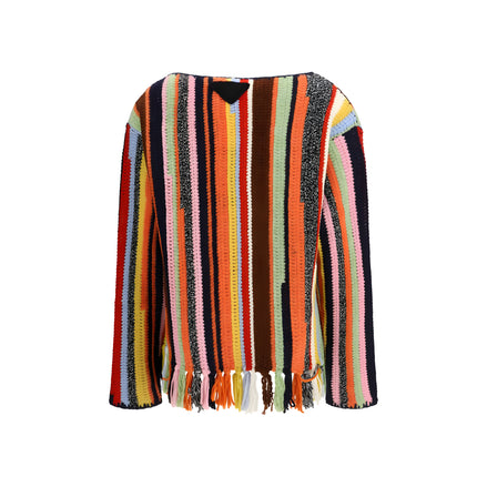 Pulover Prada din lână multicoloră