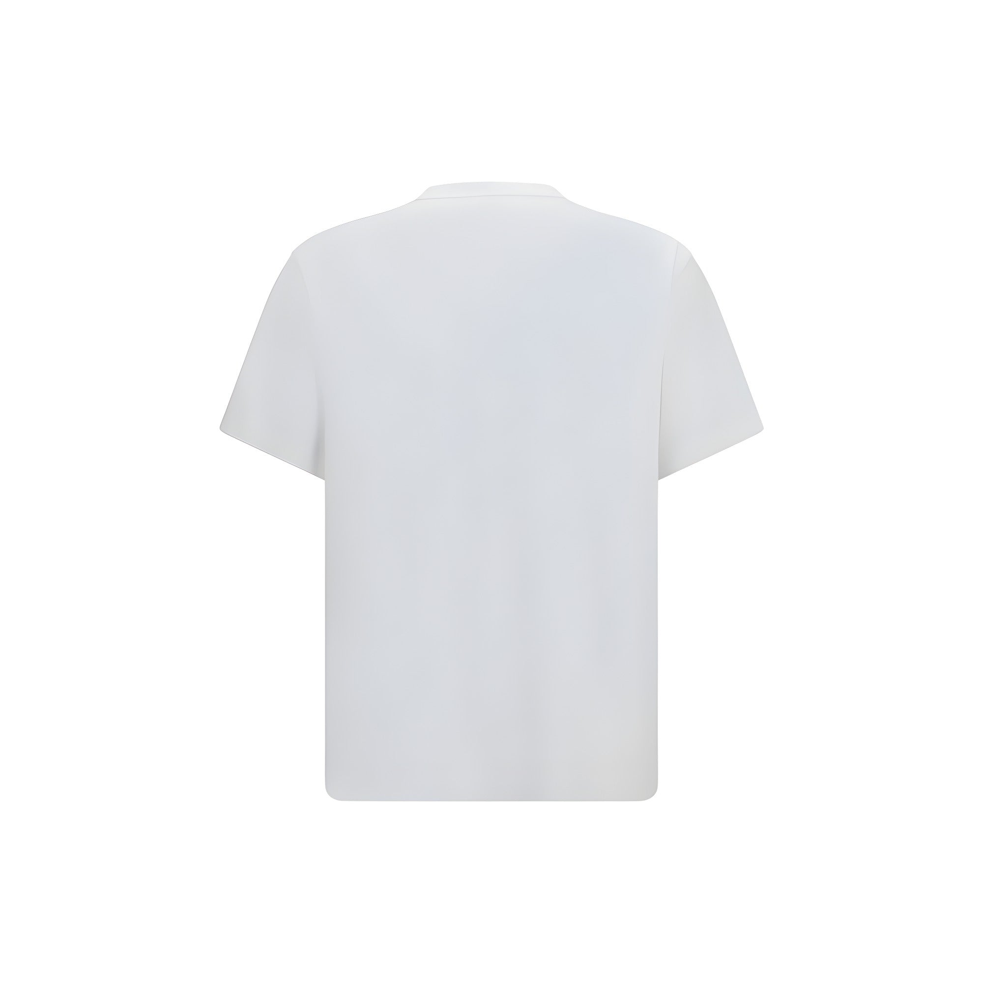 Tricou Prada alb din bumbac