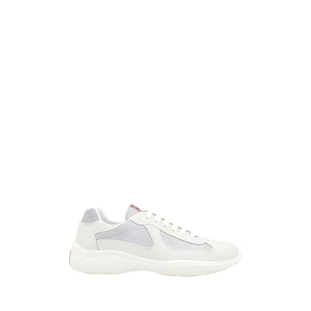 Prada White Low Top Sneakers