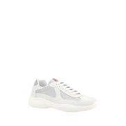 Prada White Low Top Sneakers