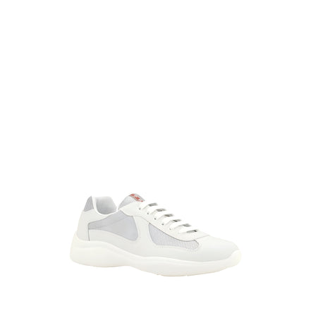 Prada White Low Top Sneakers