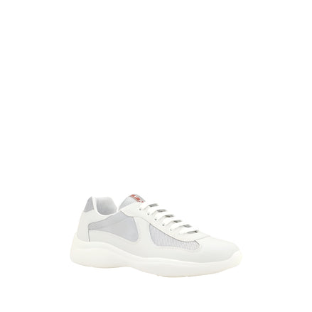 Prada White Low Top Sneakers