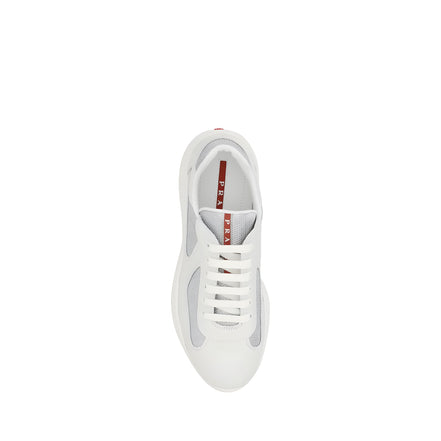 Prada White Low Top Sneakers