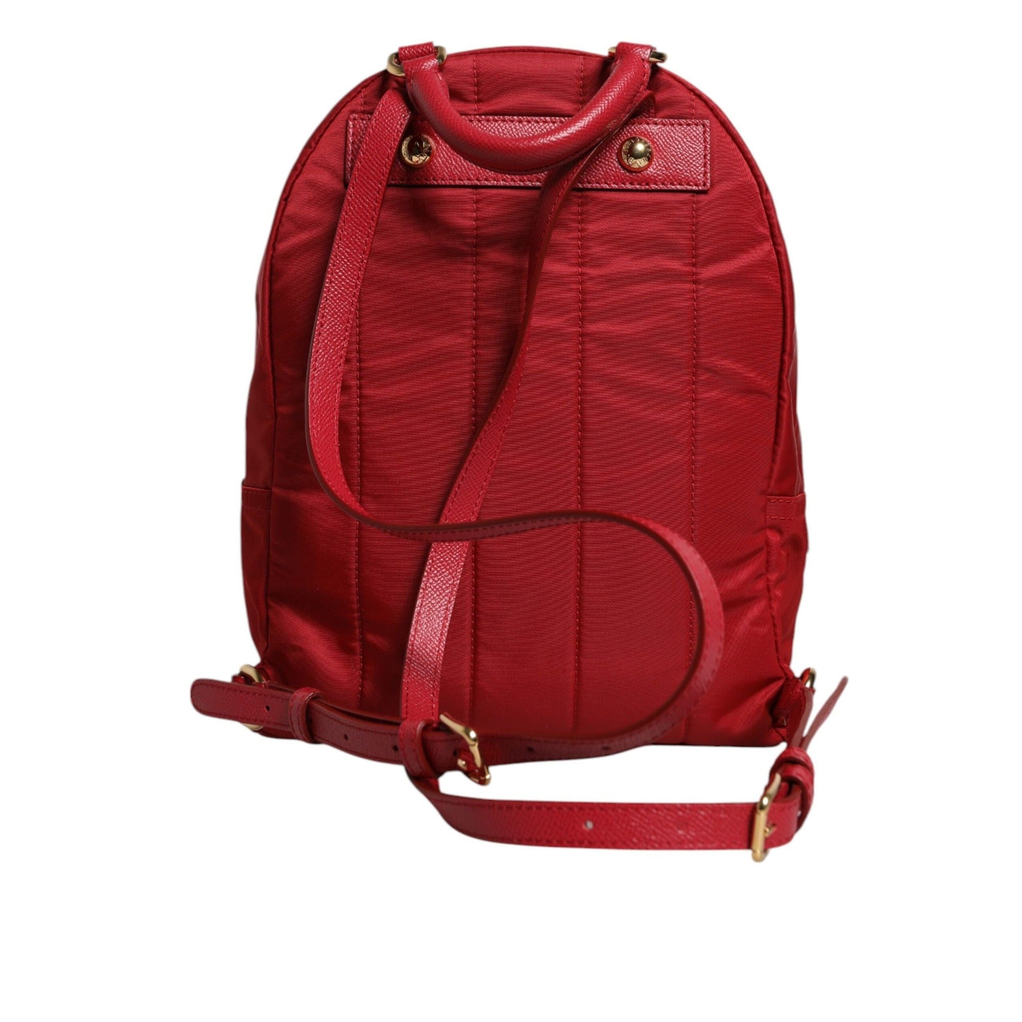 Rucsac Dolce & Gabbana Roșu #DGFAMILY VULCANO cu aplicații