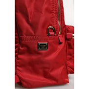 Rucsac Dolce & Gabbana Roșu #DGFAMILY VULCANO cu aplicații