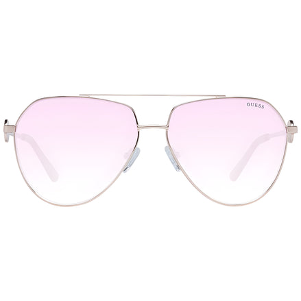 Ochelari de soare Guess auriu-roze