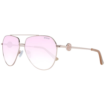 Ochelari de soare Guess auriu-roze