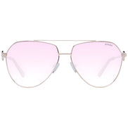 Ochelari de soare Guess auriu-roze